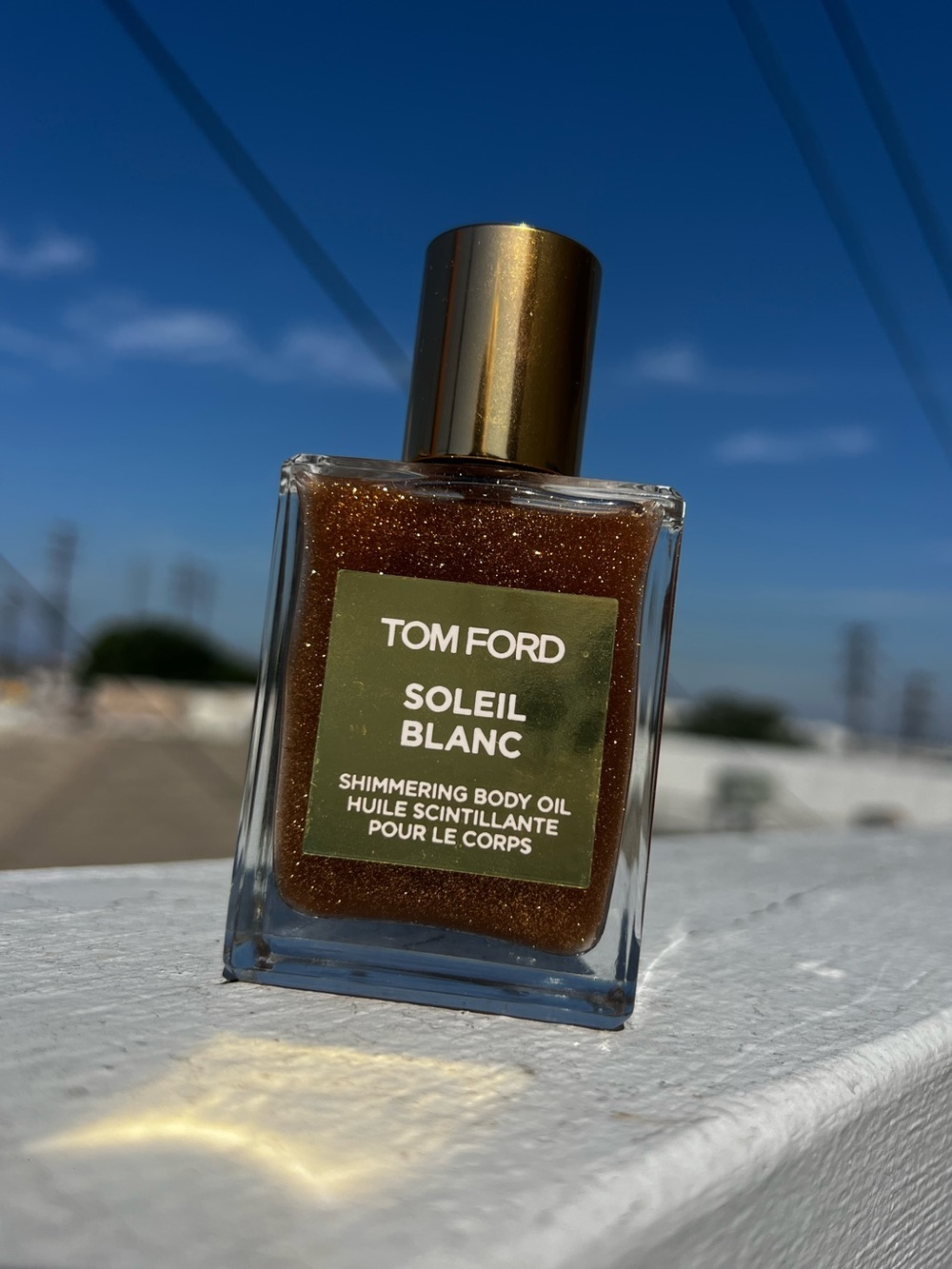 Brand New MINI Tom Ford Shimmering Body Oil in Warm Gold